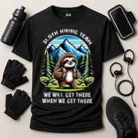 Mountain Sloth Hiking Team Hiking Cooling Performance Crew T-Shirt