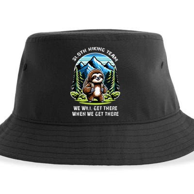 Mountain Sloth Hiking Team Hiking Sustainable Bucket Hat