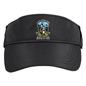 Mountain Sloth Hiking Team Hiking Adult Drive Performance Visor