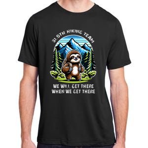 Mountain Sloth Hiking Team Hiking Adult ChromaSoft Performance T-Shirt