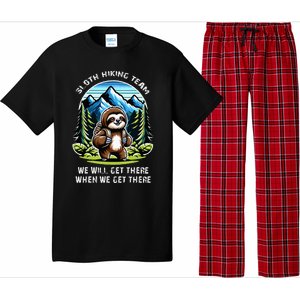 Mountain Sloth Hiking Team Hiking Pajama Set