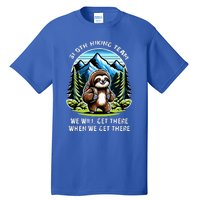 Mountain Sloth Hiking Team Hiking Tall T-Shirt