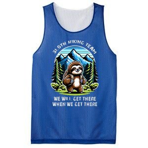 Mountain Sloth Hiking Team Hiking Mesh Reversible Basketball Jersey Tank