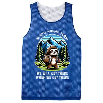Mountain Sloth Hiking Team Hiking Mesh Reversible Basketball Jersey Tank