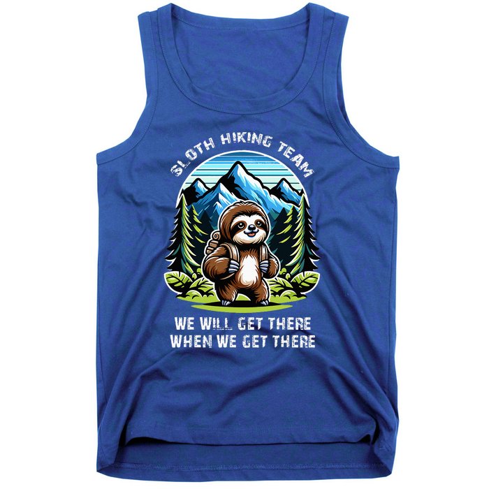 Mountain Sloth Hiking Team Hiking Tank Top