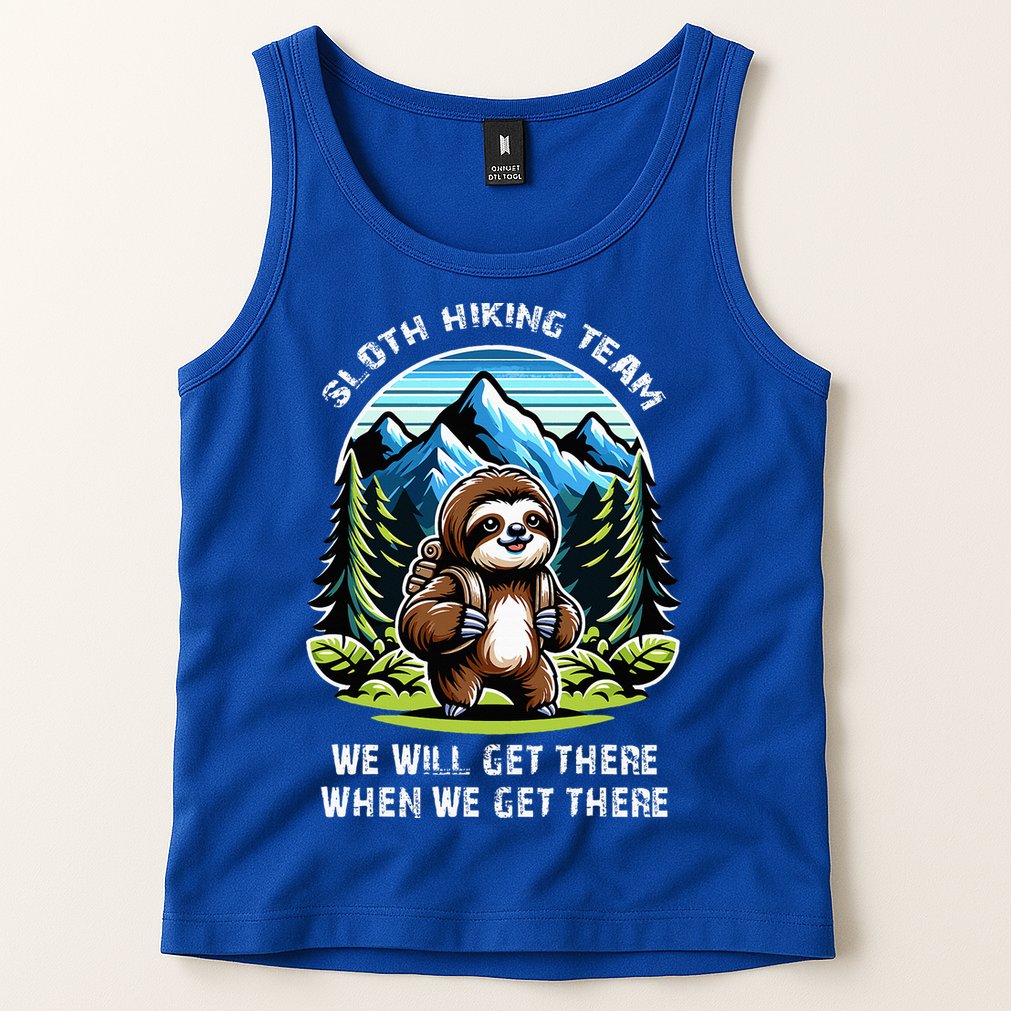 Mountain Sloth Hiking Team Hiking Tank Top