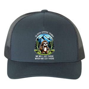 Mountain Sloth Hiking Team Hiking Yupoong Adult 5-Panel Trucker Hat