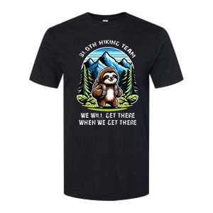 Mountain Sloth Hiking Team Hiking Softstyle CVC T-Shirt