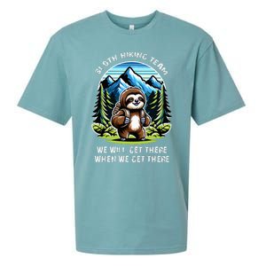 Mountain Sloth Hiking Team Hiking Sueded Cloud Jersey T-Shirt