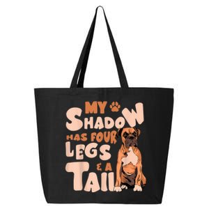 My Shadow Has Four Legs And A Tail American Bulldog Dog 25L Jumbo Tote