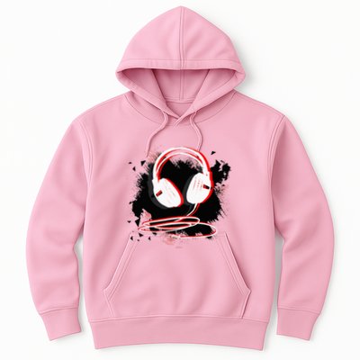Music Sound Headphones Funny Gift For Dj Musician Hoodie