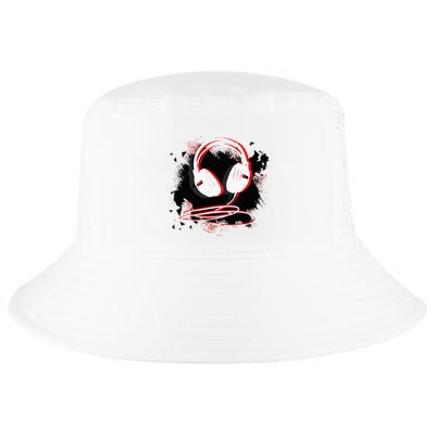Music Sound Headphones Funny Gift For Dj Musician Cool Comfort Performance Bucket Hat