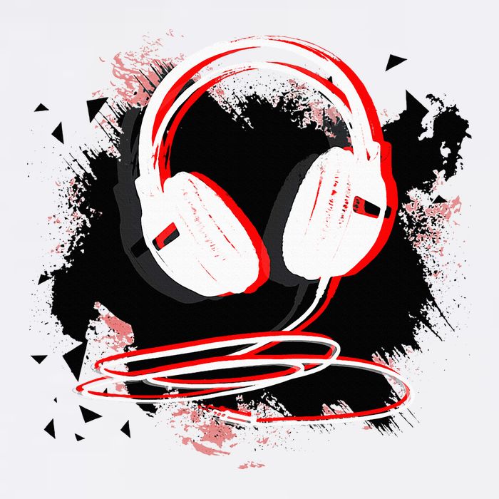 Music Sound Headphones Funny Gift For Dj Musician Womens Tank Top