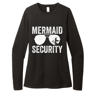 Mermaid Security Halloween Costume Womens CVC Long Sleeve Shirt