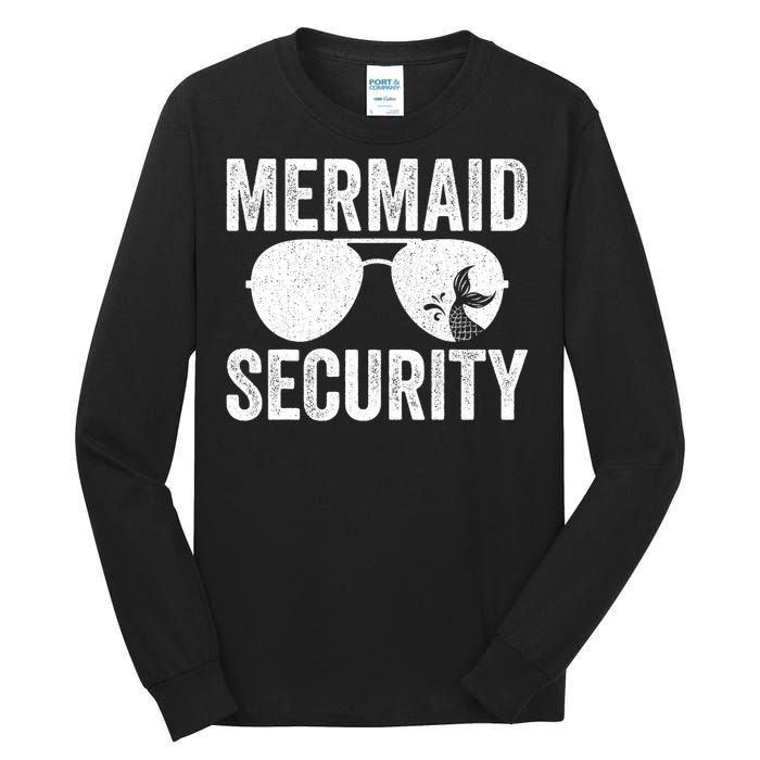 Mermaid Security Halloween Costume Tall Long Sleeve T-Shirt