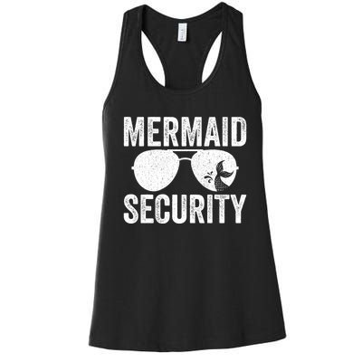 Mermaid Security Halloween Costume Women's Racerback Tank