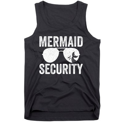 Mermaid Security Halloween Costume Tank Top