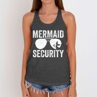 Mermaid Security Halloween Costume Women's Knotted Racerback Tank