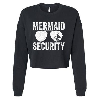 Mermaid Security Halloween Costume Cropped Pullover Crew