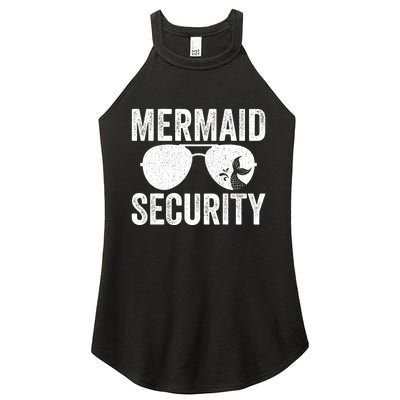 Mermaid Security Halloween Costume Women's Perfect Tri Rocker Tank