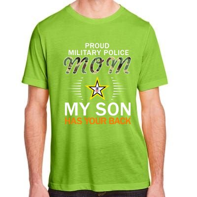 My Son Has Your Backcute Giftproud Mp Military Police Mom Army Great Gift Adult ChromaSoft Performance T-Shirt