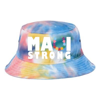 Maui Strong Hawaii Relief Awareness Tie Dye Newport Bucket Hat