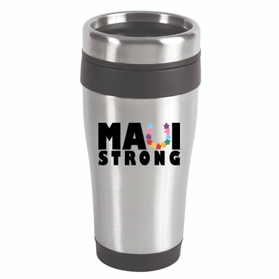 Maui Strong Hawaii Relief Awareness 16oz Travel Tumbler
