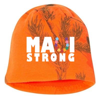 Maui Strong Hawaii Relief Awareness Kati - Camo Knit Beanie