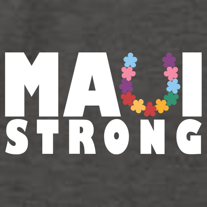 Maui Strong Hawaii Relief Awareness Vector Backpack