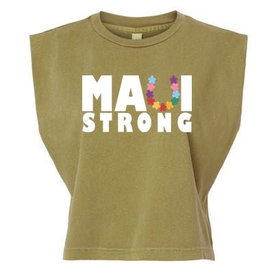 Maui Strong Hawaii Relief Awareness Garment-Dyed Women's Muscle Tee