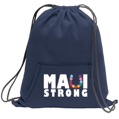 Maui Strong Hawaii Relief Awareness Sweatshirt Cinch Pack Bag