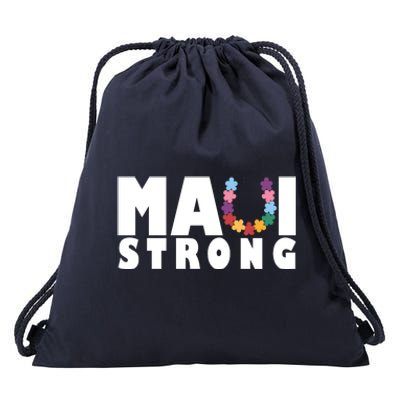 Maui Strong Hawaii Relief Awareness Drawstring Bag