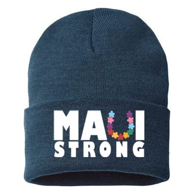 Maui Strong Hawaii Relief Awareness Sustainable Knit Beanie