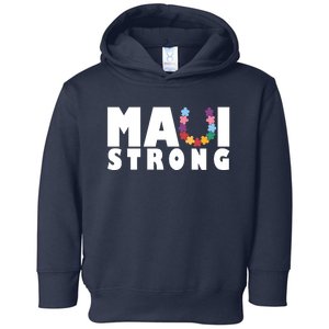 Maui Strong Hawaii Relief Awareness Toddler Hoodie