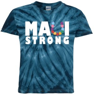 Maui Strong Hawaii Relief Awareness Kids Tie-Dye T-Shirt