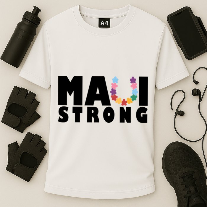 Maui Strong Hawaii Relief Awareness Performance Shirt