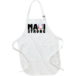 Maui Strong Hawaii Relief Awareness Full-Length Apron With Pockets