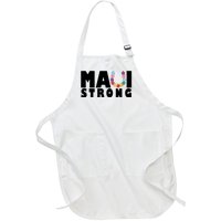 Maui Strong Hawaii Relief Awareness Full-Length Apron With Pockets