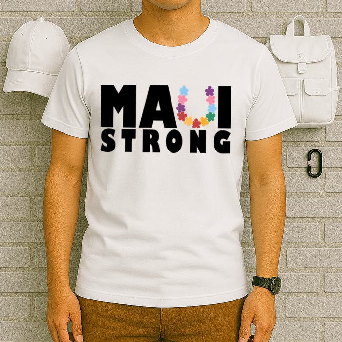 Maui Strong Hawaii Relief Awareness T-Shirt