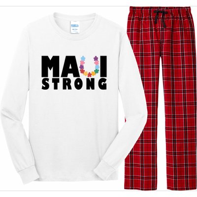 Maui Strong Hawaii Relief Awareness Long Sleeve Pajama Set