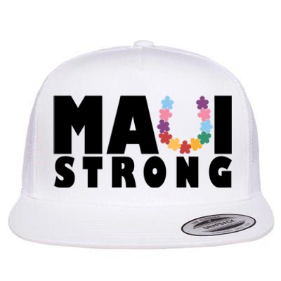 Maui Strong Hawaii Relief Awareness Flat Bill Trucker Hat