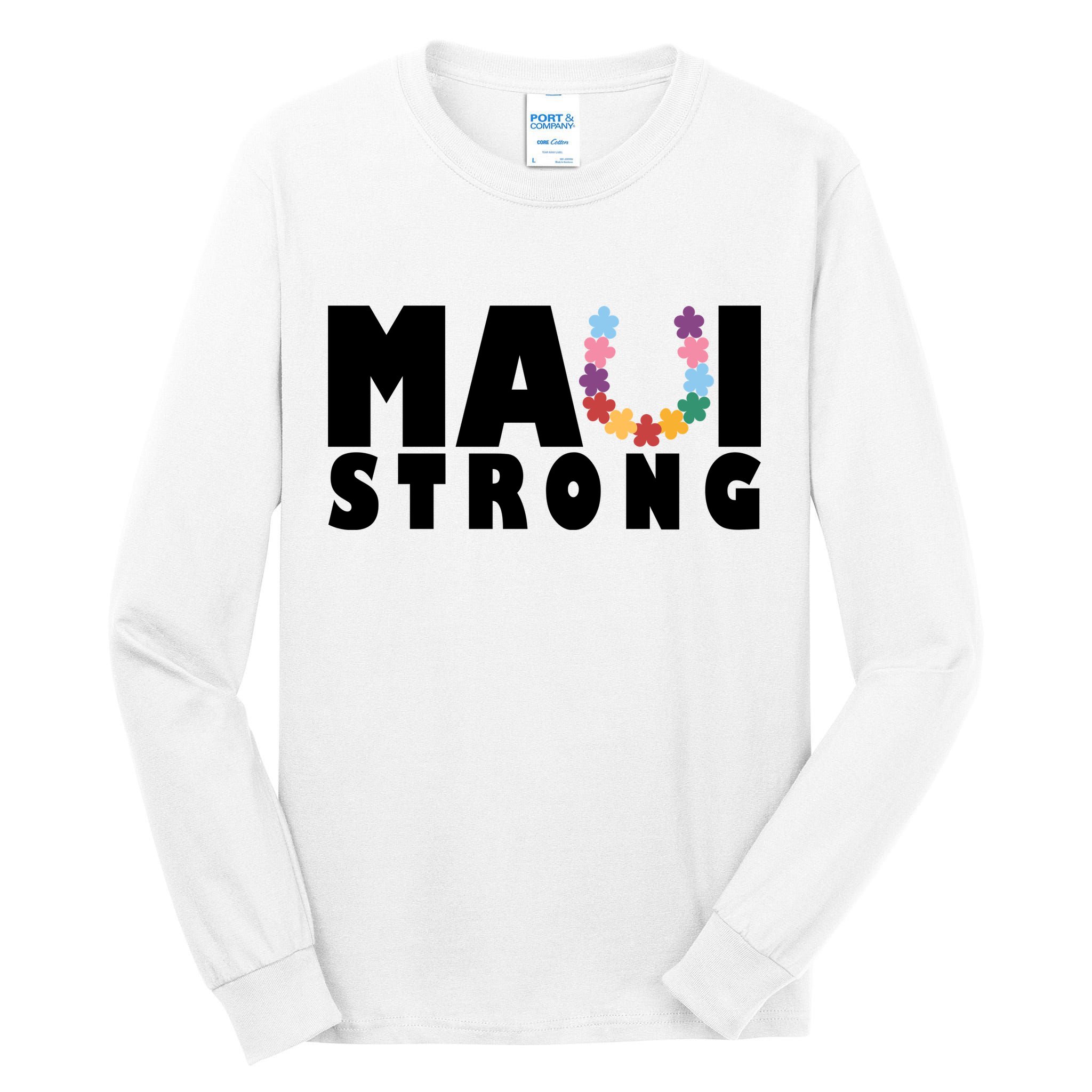 Maui Strong Hawaii Relief Awareness Tall Long Sleeve T-Shirt
