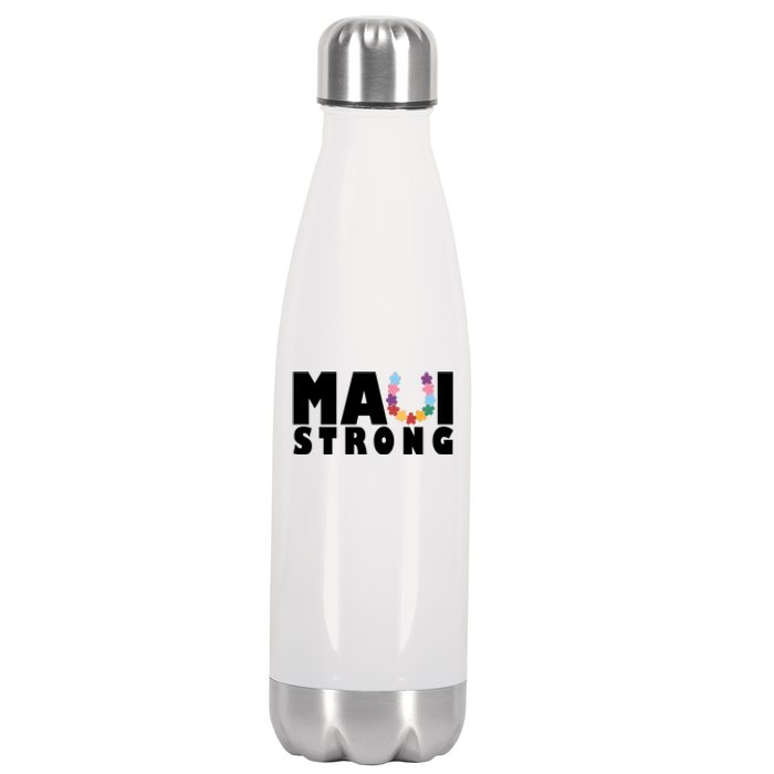 Maui Strong Hawaii Relief Awareness Stainless Steel Insulated Water Bottle