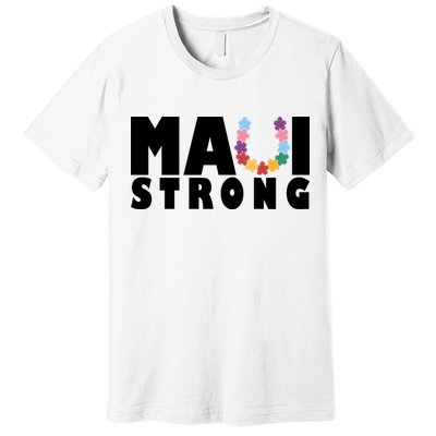 Maui Strong Hawaii Relief Awareness Premium T-Shirt