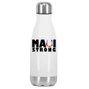 Maui Strong Hawaii Relief Awareness Stainless Steel Insulated Water Bottle