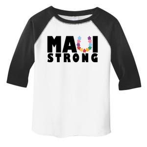 Maui Strong Hawaii Relief Awareness Toddler Fine Jersey T-Shirt