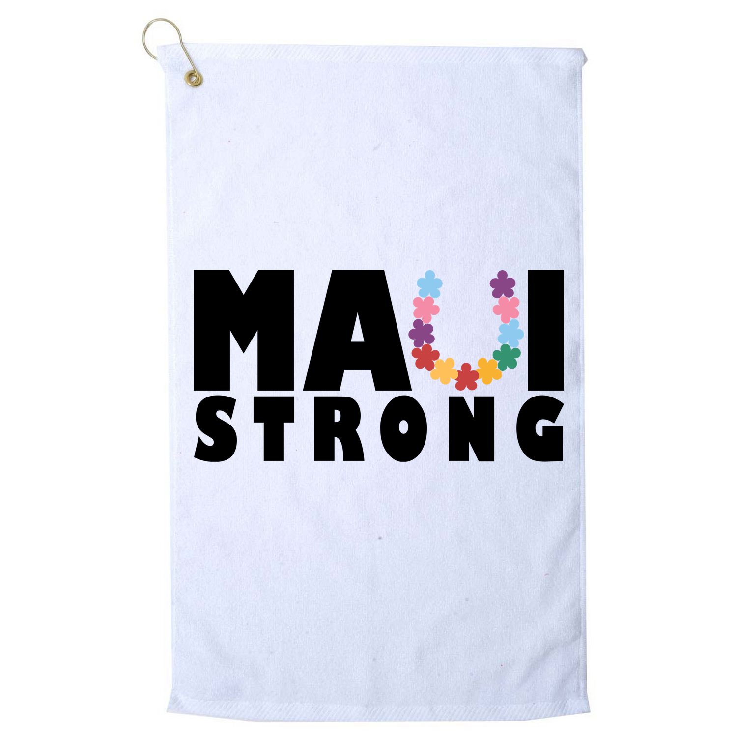 Maui Strong Hawaii Relief Awareness Golf Towel