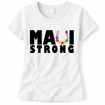 Maui Strong Hawaii Relief Awareness Womens T-Shirt