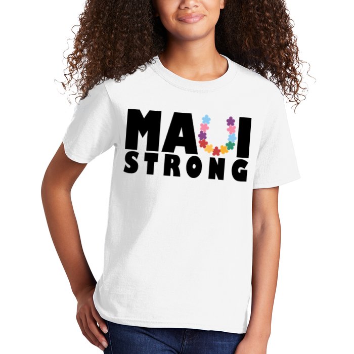Maui Strong Hawaii Relief Awareness Kids T-Shirt