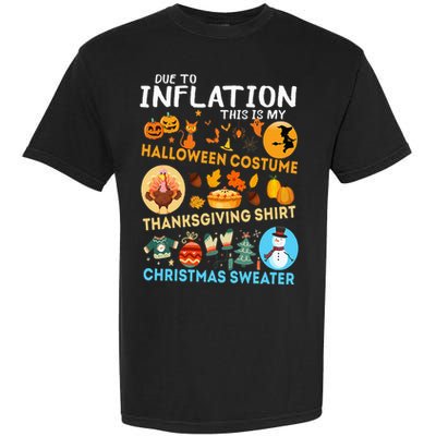 My Spooky Halloween Thanksgiving Ugly Christmas Costume Garment-Dyed Heavyweight T-Shirt